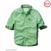 heren abercrombie fitch plaid lang overhemd moose logo groen Overhemd Zara 41ab2310